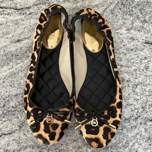 Michael Kors Cheetah print flats